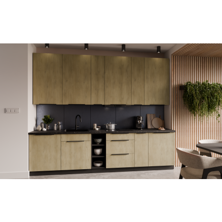 Szafka pod zlew 60 cm z szufladą na kosze premium box CREMA 60 D 1S BB